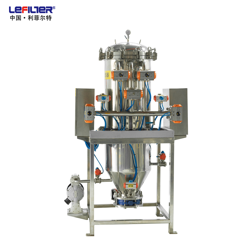 全自動燭式過濾器 精密反沖洗設(shè)備 微孔過濾機(jī)固液分離